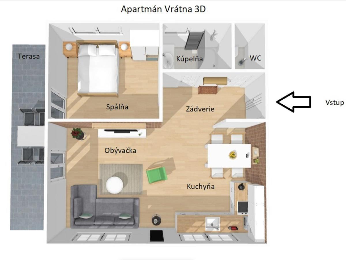 Apartman Vratna Terchová المظهر الخارجي الصورة