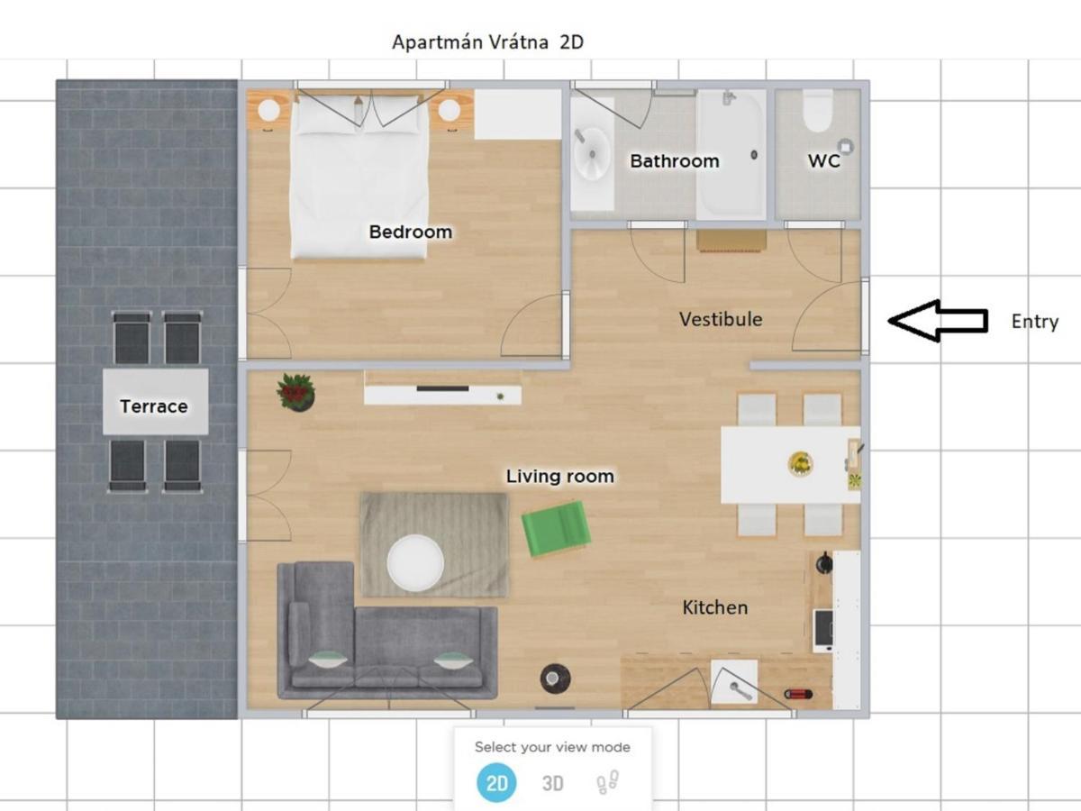 Apartman Vratna Terchová المظهر الخارجي الصورة